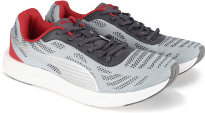 

Puma Meteor IDP Running Shoes For Men(Grey, Quarry-asphalt-high risk red