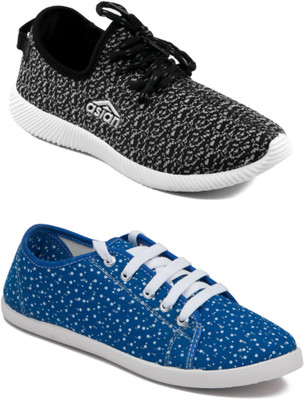 

Asian Women's casual shoes combo pack of 2 Sneakers For Women(Multicolor