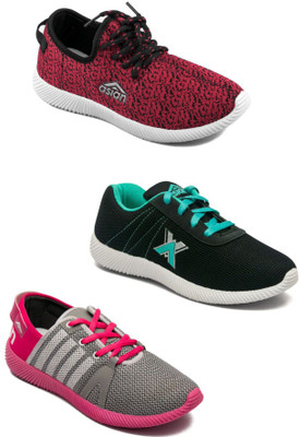 

Asian Women's casual shoes combo pack of 3 Casuals For Women(Multicolor