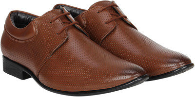 Kraasa Designer Lace Up For Men(Brown