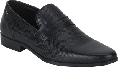 

Red Tape Men Leather Semi Formal Slip On For Men(Black