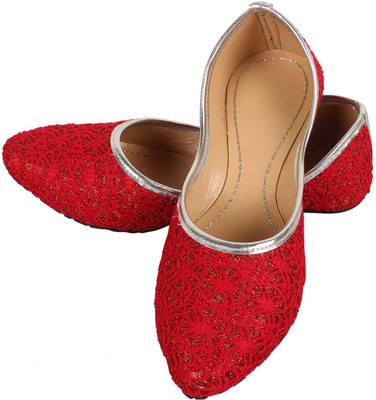 

DFR Glitter Jutis For Women(Red
