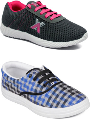 

Asian Women's casual shoes combo pack of 2 For Women(Multicolor