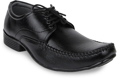 

Floxtar Men's Black Lace Up For Men(Black