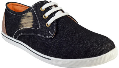 

MarcoUno BLACK JEANS CASUAL SHOES Canvas Shoes For Men(Black