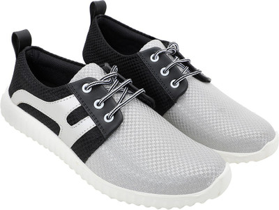

Kzaara Canvas Shoes For Men(Silver, Black, Multicolor