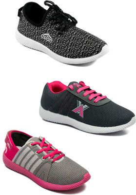 

Asian Women's casual shoes combo pack of 3 Casuals For Women(Multicolor