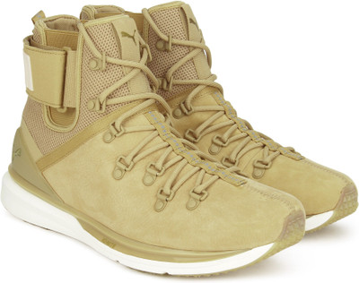 

Puma IGNITE Limitless Boot Leather Sneakers For Men(Multicolor, Taffy-whisper white