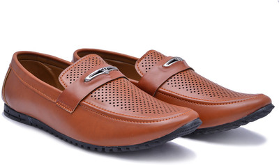 

Vogue Stack Loafers For Men(Tan