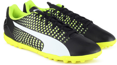 

Puma Adreno III TT Football Shoes For Men(Black, Green, Puma black-puma white-safety yellow