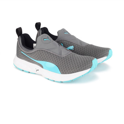 

Puma Burst Slipon Wn s IDP Running Shoes For Women(Grey, Quiet shade-puma black-nrgy tu