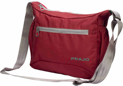 

Prajo Men & Women Casual Maroon Polyester Sling Bag