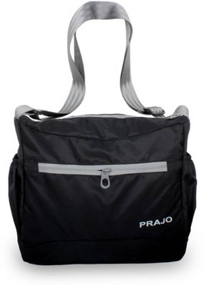 

Prajo Men & Women Casual Black Polyester Sling Bag