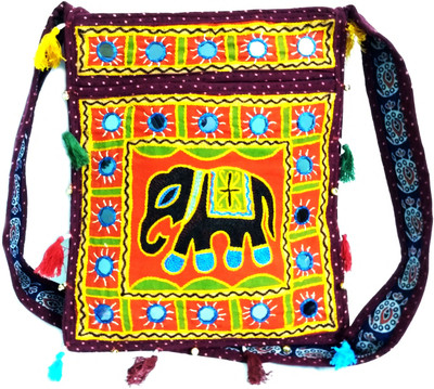 

Now-N-New Women Casual Multicolor Cotton Shoulder Bag