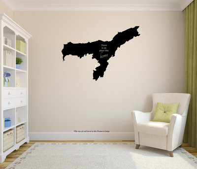 

peacockirde  Wall Decal Sticker(Pack of 1, Black