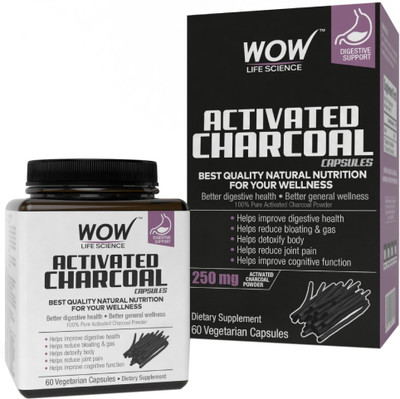 

WOW! Activated Charcoal Capsules(60 No)