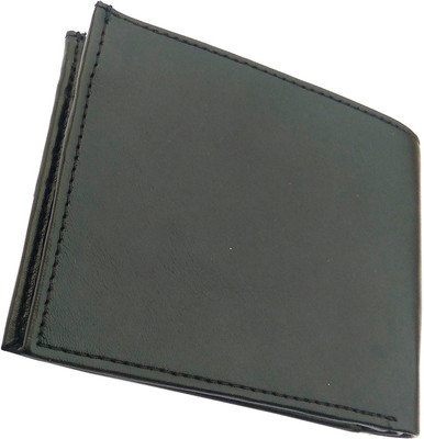 

WENZEST Men Black Genuine Leather Wallet(4 Card Slots)