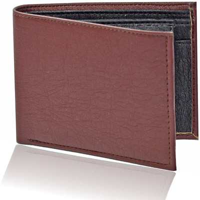 

Toughstance Men Multicolor, Black Artificial Leather Wallet(3 Card Slots), Black;multicolor