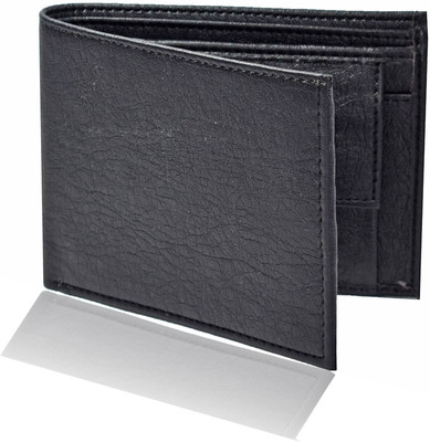 

Zeebros Men Black Artificial Leather Wallet(3 Card Slots)