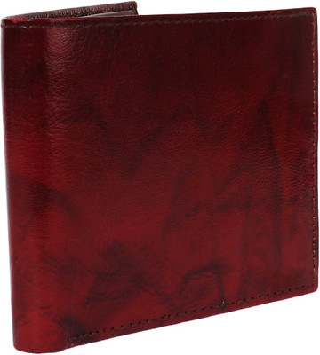 

Klaska Men Red Genuine Leather Wallet(7 Card Slots), Cherry