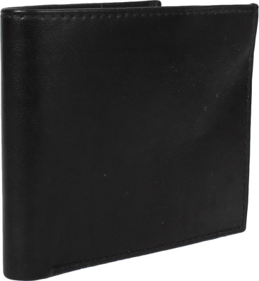 

Klaska Men Black Genuine Leather Wallet(7 Card Slots)