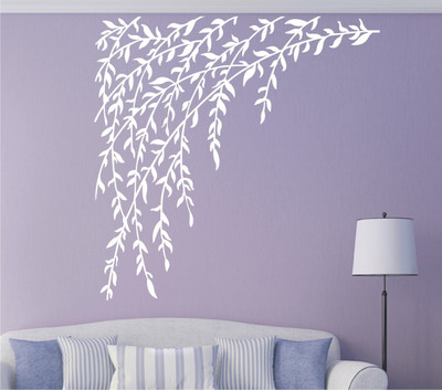 

Wall Guru  Home Décor wall Sticker(Pack of 1, White