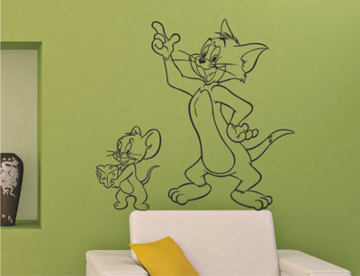 

Wall Guru  Home Décor wall Sticker Sticker(Pack of 1, Black