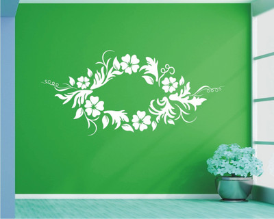 

Wall Guru  Home Décor wall Sticker Sticker(Pack of 1, White