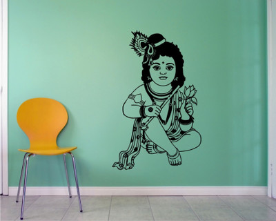 

Wall Guru  Home Décor wall Sticker(Pack of 1, Black