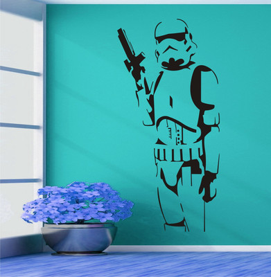 

Wall Guru  Home Décor wall Sticker(Pack of 1, Black