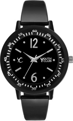 Youth Club CH-236BLKBLK NEW STUNNING BLACK GIRLS COLLECTION Watch  - For Girls   Watches  (Youth Club)