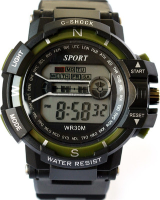 

VITREND ™ C-Shock Water Resist-Cold Back Light-Stander Display Sports Digitl New Watch - For Men