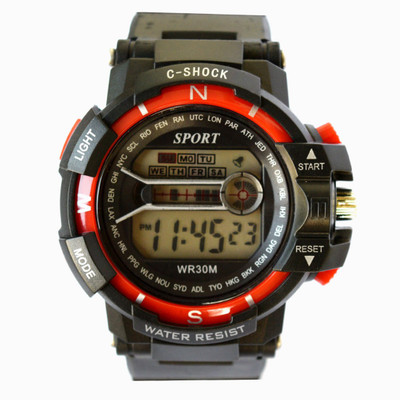 

VITREND ™ C-Shock Water Resist-Cold Back Light-Stander Display -001-Sports Digital New Watch - For Men & Women