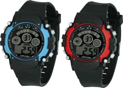 Nx Plus 111 Sport Style 7 Color Blue And Red Digital Kid Watch  - For Boys & Girls   Watches  (Nx Plus)
