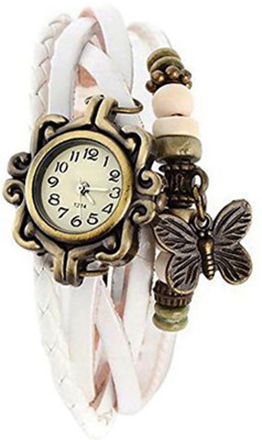 

SWANOS White Dori Butterfly 02 Women White Dori Butterfly Watvh Watch - For Girls