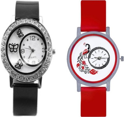 Ismart Peacock Rad 301 and Butterfly 312 combo girls watches Watch  - For Girls   Watches  (Ismart)