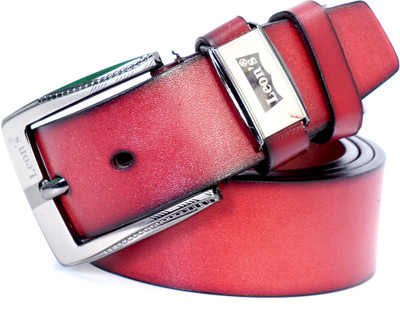 

Nigam Men Casual Red Artificial Leather Belt