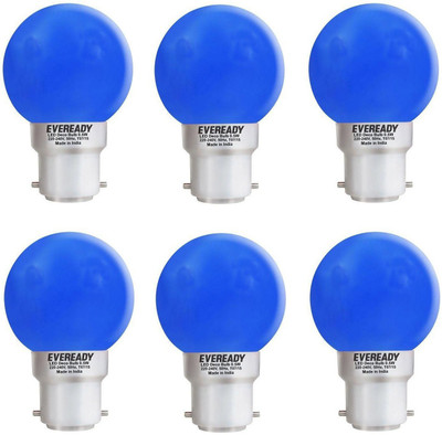 

Eveready 0.5 W Standard B22 LED Bulb(Multicolor, Pack of 6)