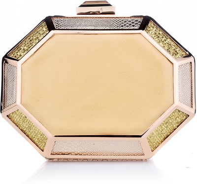 

Satya Paul Casual Gold Clutch