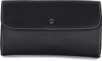 

Butterflies Casual Black Clutch