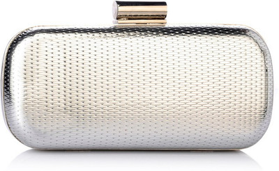 

Satya Paul Casual Silver Clutch