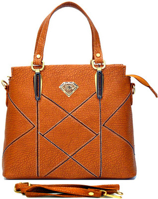 

AGINOS Hand-held Bag(Brown)