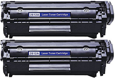 

SPS Q2612A / 12A Toner Cartridges (Twin Pack) for HP LaserJet - 1010, 1012, 1015, 1018, 1020, 1022, 1022n, 3020, 3030, 3050, 3052, 3055, M1005, M1319f Single Color Ink Toner(Black)