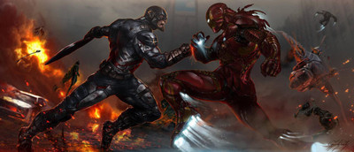

Movie Captain America Civil War Captain America Iron Man HD Wall Poster POSTER PRINT ON 13X19 INCHES Paper Print(19 inch X 13 inch, Rolled)