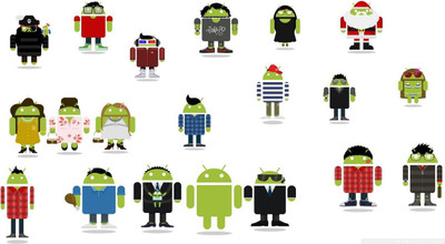 

android family wall POSTER PRINT ON 13X19 INCHES Paper Print(19 inch X 13 inch, Rolled)