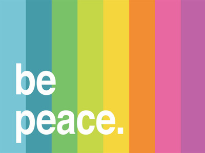 

BE PEACE WALL POSTER PRINT ON 13X19 INCHES 3D Poster(13 inch X 19 inch, Rolled)