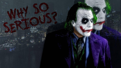 

Wall Poster a wall batman joker serious movie POSTER PRINT ON 13X19 INCHES Paper Print(19 inch X 13 inch, Rolled)