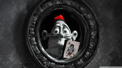 

mary and max mirror reflection wall POSTER PRINT ON 13X19 INCHES 3D Poster(13 inch X 19 inch, Rolled)