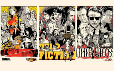 

quentin tarantino kill bill pulp fiction reservoir dogs Wall Poster POSTER PRINT ON 13X19 INCHES 3D Poster(13 inch X 19 inch, Rolled)