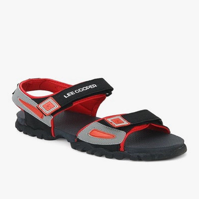 lee cooper men black sandals